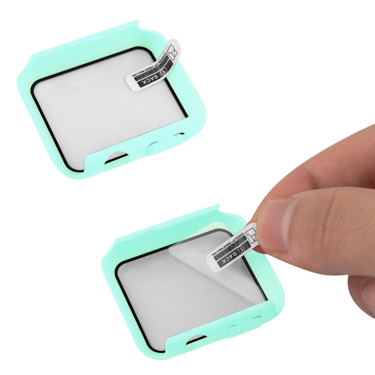 Flot Apple Watch Series 8 (41mm) / Apple Watch Series 7 41mm Cover med Skærmbeskytter i Plastik og Hærdet Glas - Grøn#serie_7