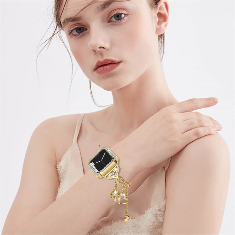Apple Watch Series 8 (41mm) / Apple Watch Series 7 41mm Metal Rem - Guld#serie_2