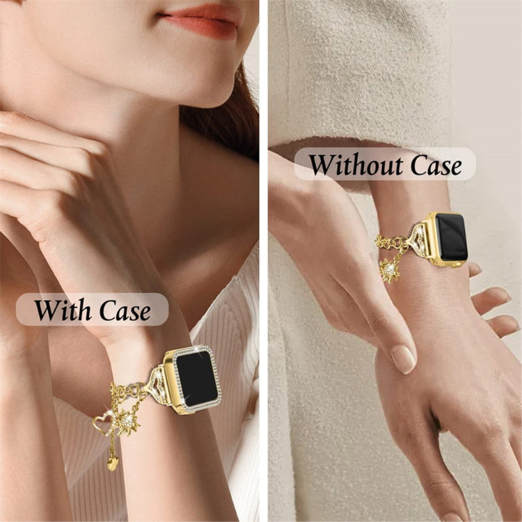 Apple Watch Series 8 (41mm) / Apple Watch Series 7 41mm Metal Rem - Guld#serie_2