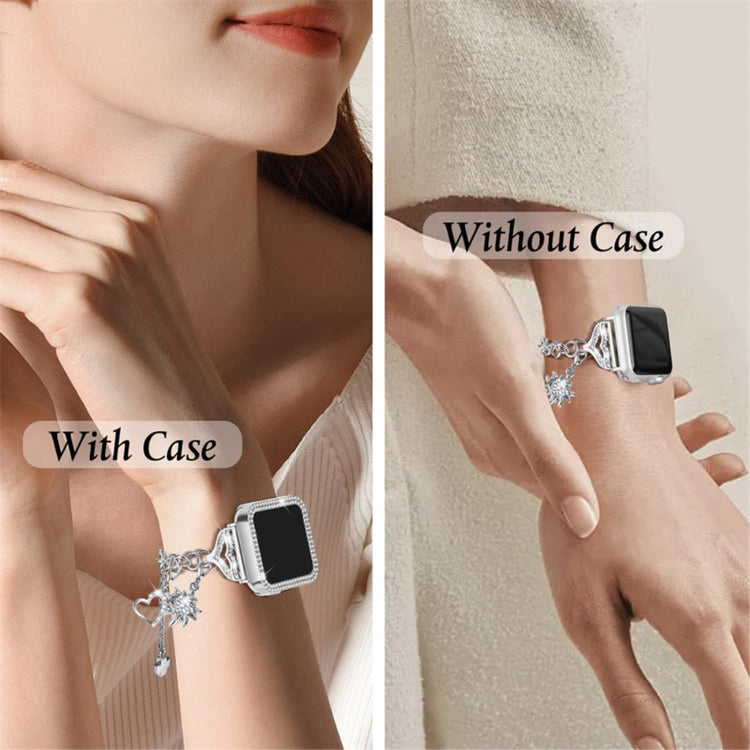 Apple Watch Series 8 (41mm) / Apple Watch Series 7 41mm Metal Rem - Sølv#serie_4