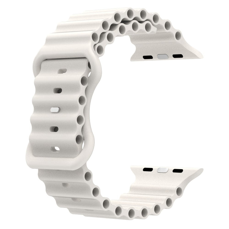 Meget fed Universal Apple Silikone Rem - Hvid#serie_3