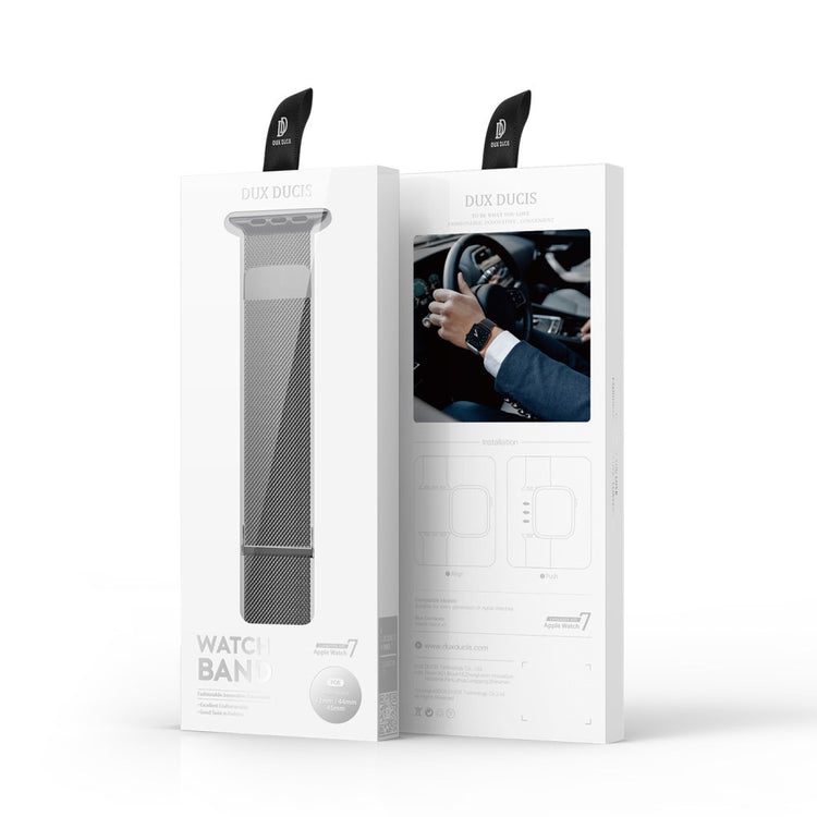 Vildt fint Universal Apple Metal Urrem - Sølv#serie_3