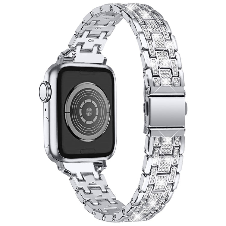 Rigtigt fed Universal Apple Metal og Rhinsten Rem - Sølv#serie_3