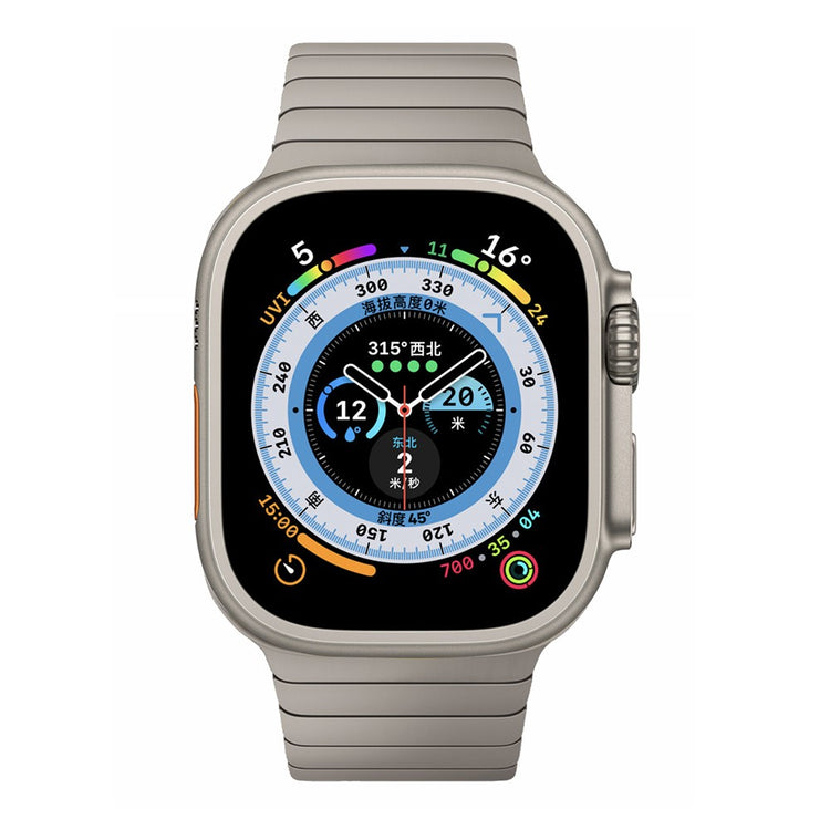 Kønt Metal Universal Rem passer til Apple Smartwatch - Sølv#serie_4