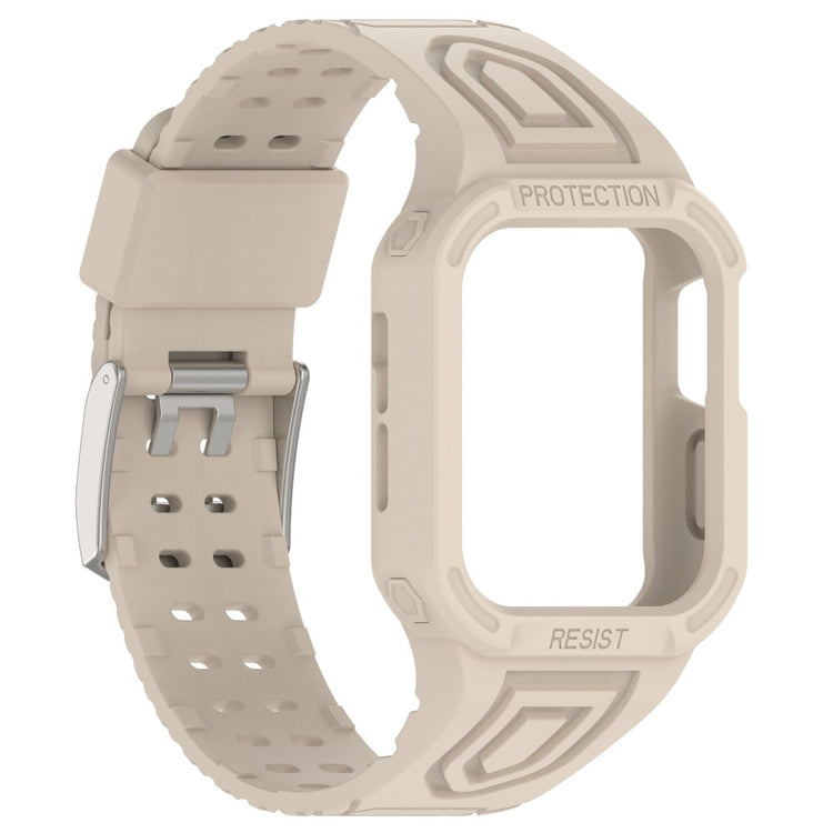 Meget Komfortabel Plastik Universal Rem passer til Apple Smartwatch - Hvid#serie_8