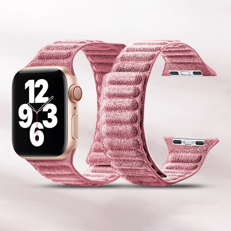 Rigtigt Elegant Kunstlæder Universal Rem passer til Apple Smartwatch - Pink#serie_5