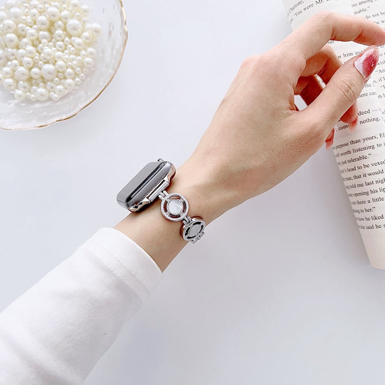 Super Sejt Metal Universal Rem passer til Apple Smartwatch - Sølv#serie_2