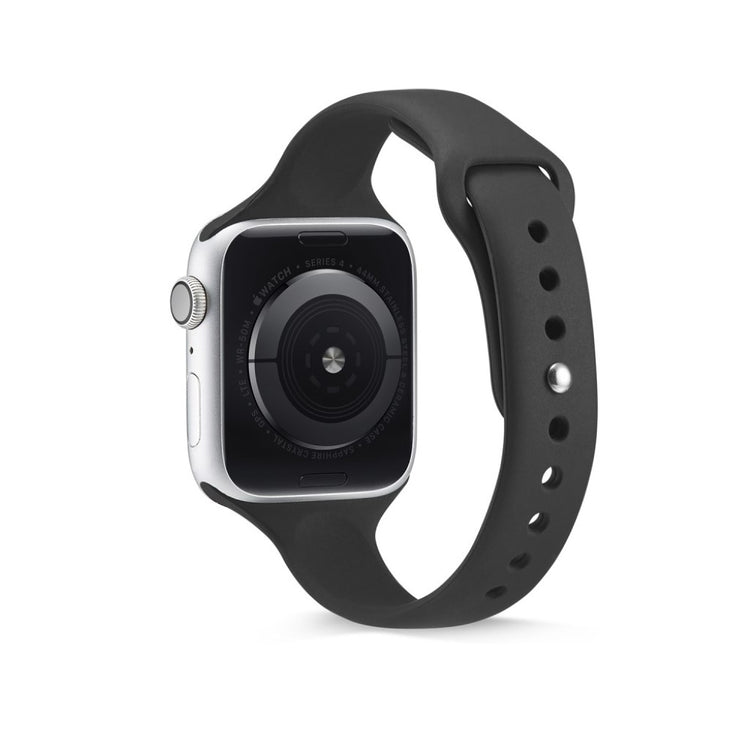 Apple Watch Series 5 44mm / Apple Watch 44mm Silikone Rem - Sort#serie_1