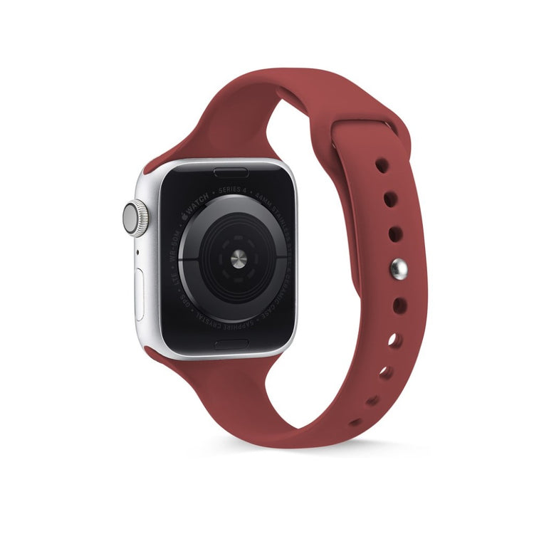 Apple Watch Series 5 44mm / Apple Watch 44mm Silikone Rem - Rød#serie_5