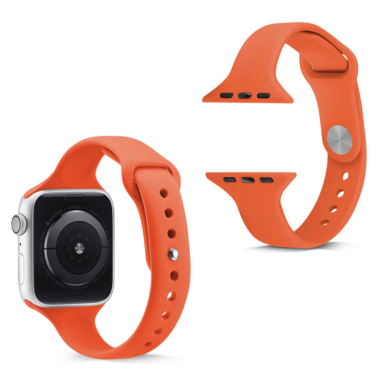 Apple Watch Series 5 44mm / Apple Watch 44mm Silikone Rem - Orange#serie_7