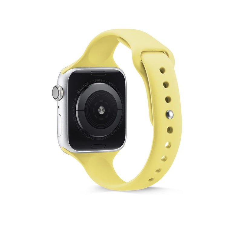 Apple Watch Series 5 44mm / Apple Watch 44mm Silikone Rem - Gul#serie_8