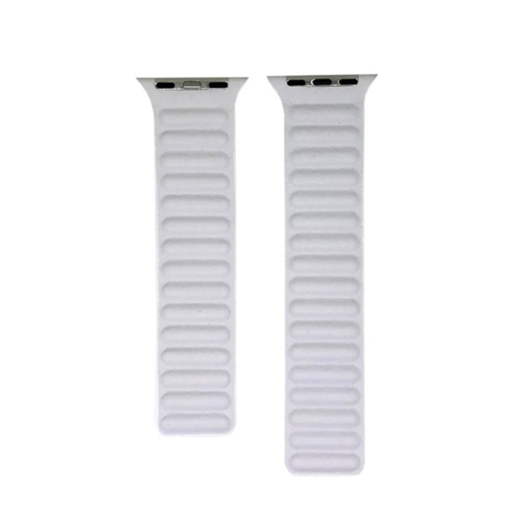 Rigtigt rart Universal Apple Ægte læder Rem - Hvid#serie_2