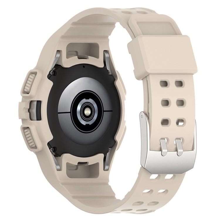 Samsung Galaxy Watch 5 (44mm) / Samsung Galaxy Watch 4 (44mm) Plastik Rem - Hvid#serie_13
