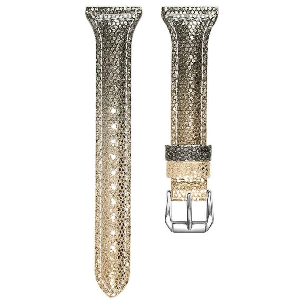 Super holdbart Universal Huawei Ægte læder Rem - Guld#serie_1