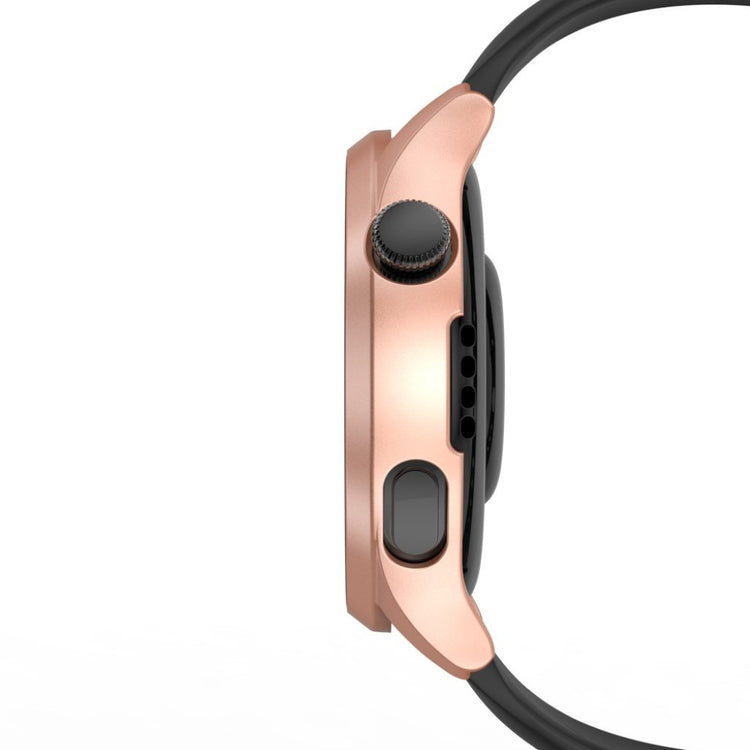 Godt Huawei Watch 3 Cover med Skærmbeskytter i Plastik og Hærdet Glas - Pink#serie_1