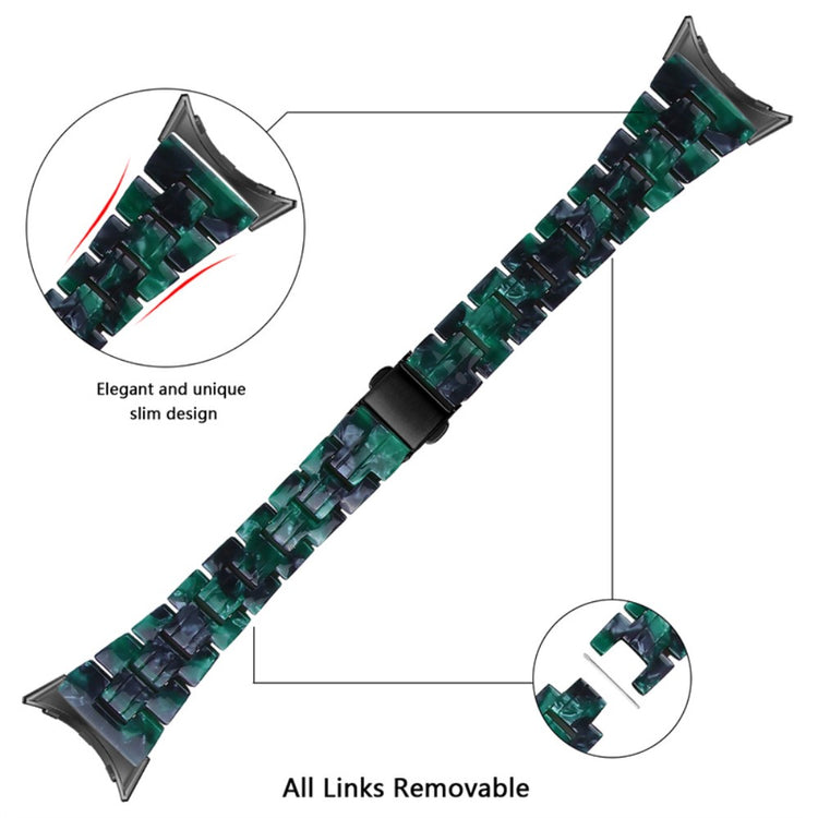 Vildt rart Google Pixel Watch Plastik Rem - Grøn#serie_9