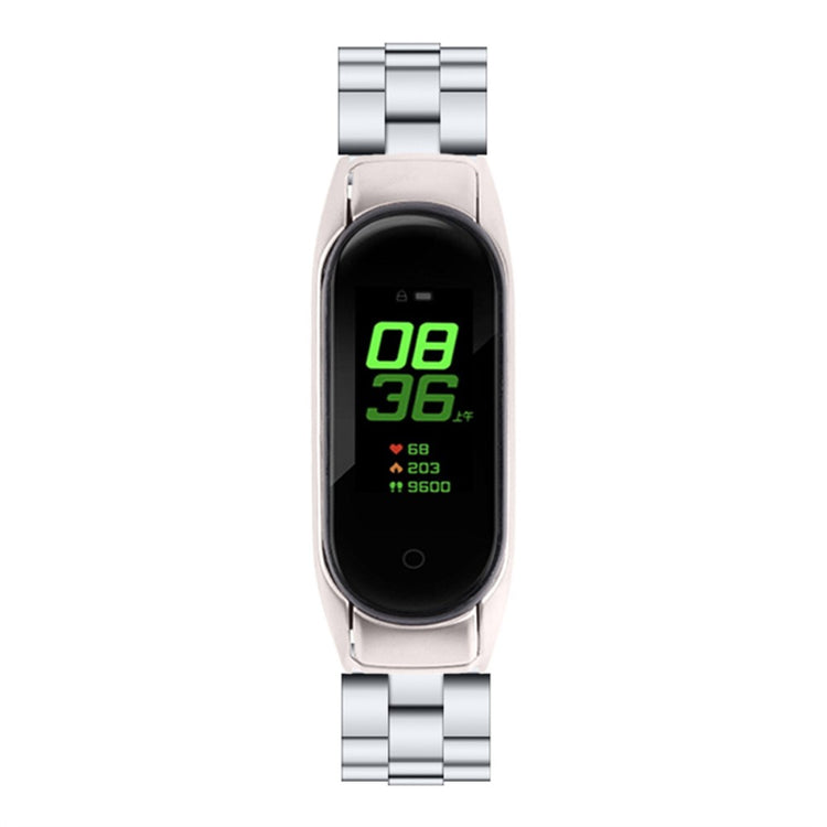 Super cool Xiaomi Mi Band 7 Metal Urrem - Sølv#serie_010