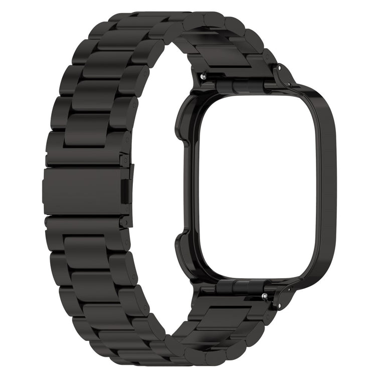 Metal Universal Rem passer til Xiaomi Redmi Watch 3 / Xiaomi Mi Watch Lite 3 - Sort#serie_9