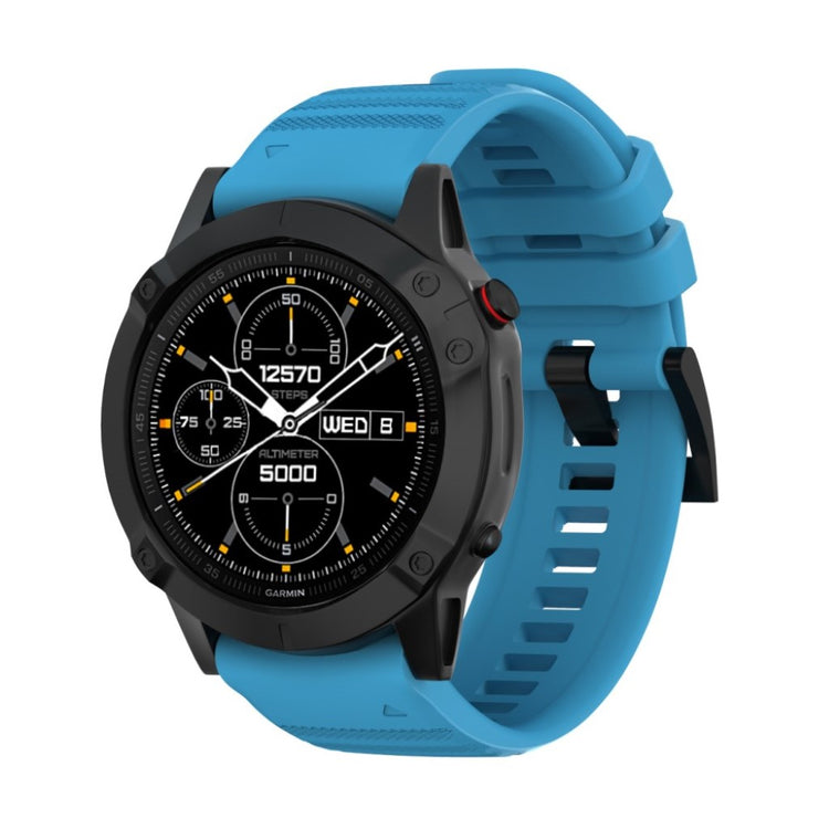 Stilren Universal Garmin Silikone Rem - Blå#serie_8