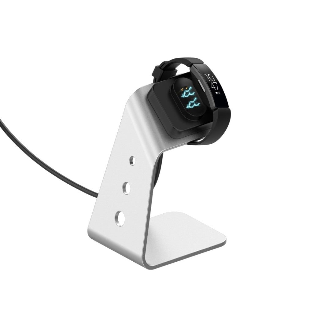 Metal Fitbit Ace 2 / Fitbit Inspire Ladestation - Sølv#serie_1