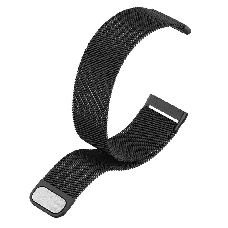 Meget fint Universal Fitbit Metal Rem - Størrelse: S - Sort#serie_2