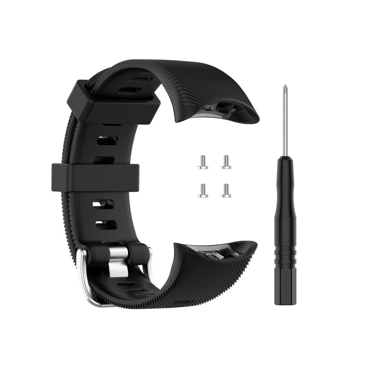 Garmin Forerunner 45 / Garmin Forerunner 45S Silikone Rem - Sort#serie_1
