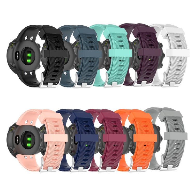 Garmin Forerunner 45 / Garmin Forerunner 45S Silikone Rem - Sort#serie_1