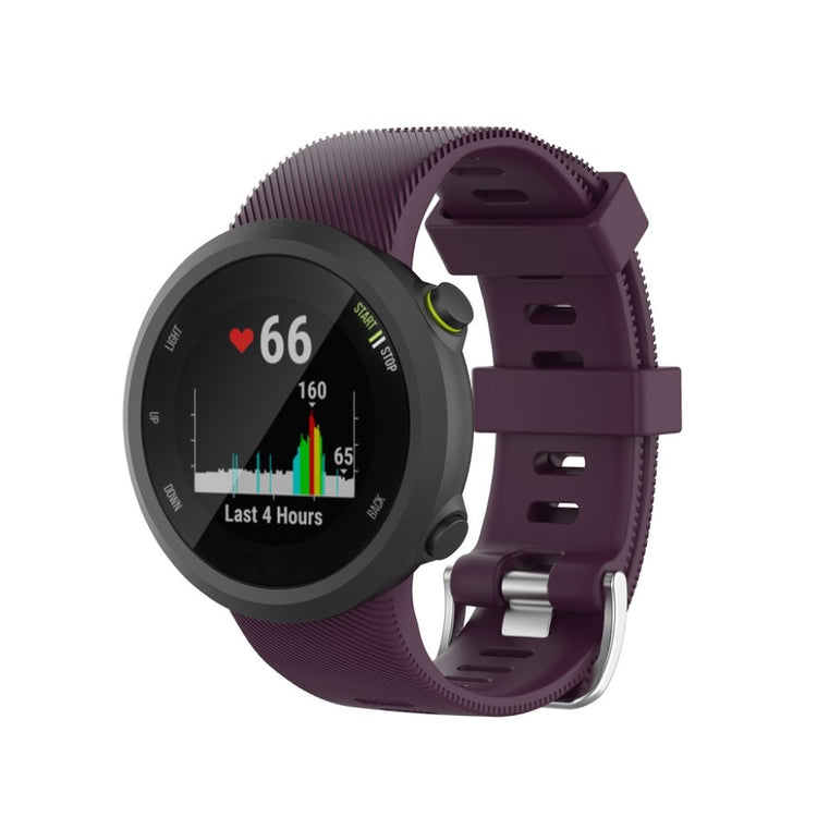 Garmin Forerunner 45 / Garmin Forerunner 45S Silikone Rem - Lilla#serie_10