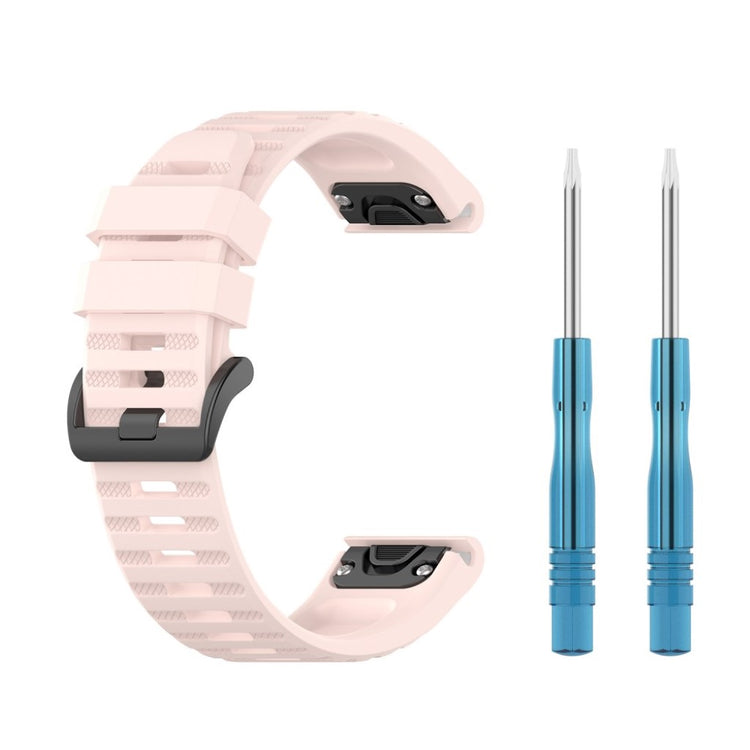 Mega kønt Garmin Fenix 6 Silikone Rem - Pink#serie_11