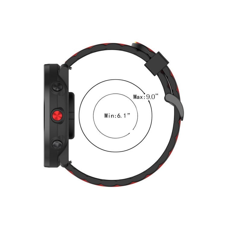 Helt vildt sejt Polar Grit X / Polar Vantage M Silikone Rem - Sort#serie_1