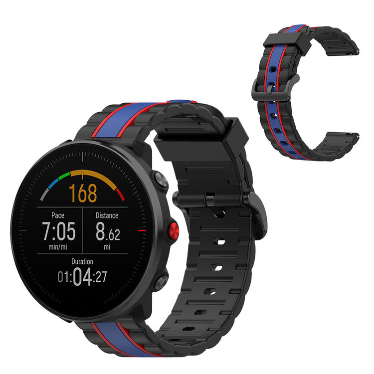 Helt vildt sejt Polar Grit X / Polar Vantage M Silikone Rem - Sort#serie_1