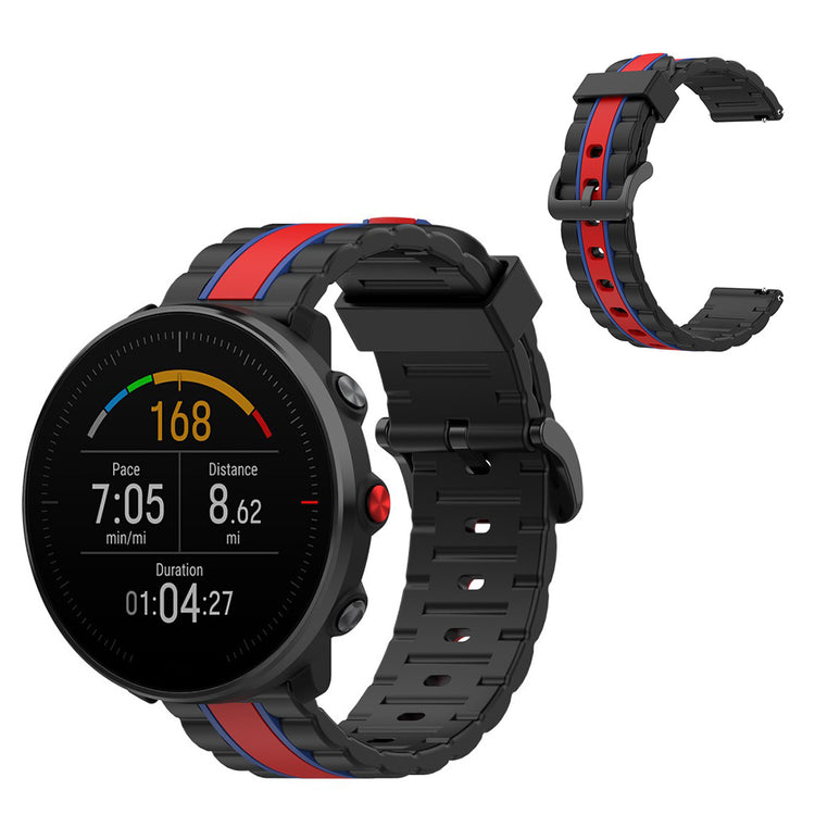 Helt vildt sejt Polar Grit X / Polar Vantage M Silikone Rem - Sort#serie_3
