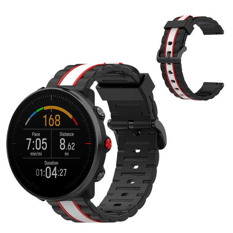 Helt vildt sejt Polar Grit X / Polar Vantage M Silikone Rem - Sort#serie_5