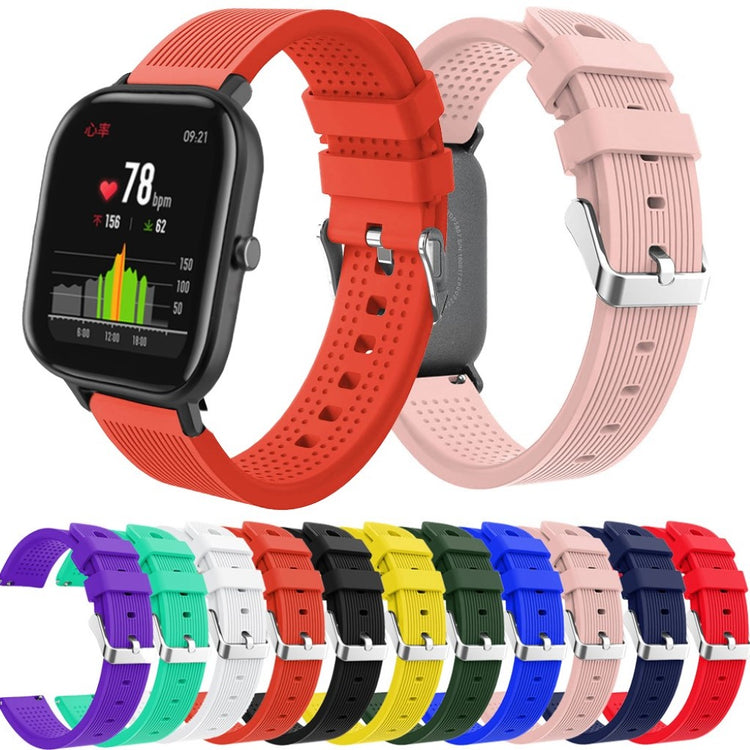 Super cool Amazfit Bip Lite Silikone Rem - Sort#serie_1
