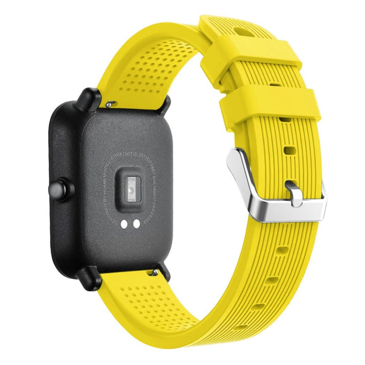 Super cool Amazfit Bip Lite Silikone Rem - Gul#serie_6