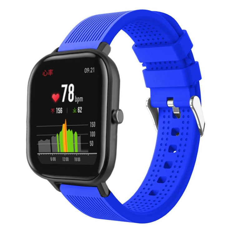 Super cool Amazfit Bip Lite Silikone Rem - Blå#serie_9
