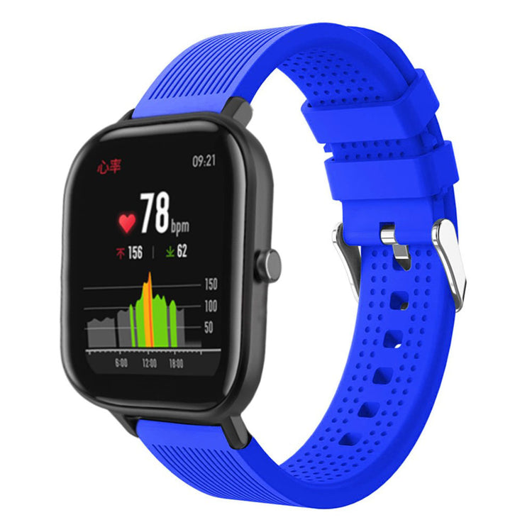Super cool Amazfit Bip Lite Silikone Rem - Blå#serie_9