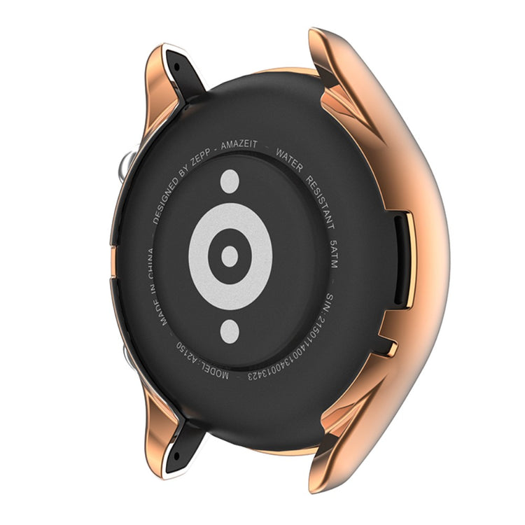Mega Fed Amazfit GTR 3 / Amazfit GTR 3 Pro Cover med Skærmbeskytter i Silikone - Pink#serie_2
