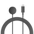 1m Plast Og Silikon Samsung Galaxy Watch Ultra 47mm / Samsung Galaxy Watch 6 Classic (47mm) Trådløs Type-C Ladekabel