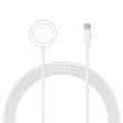 1m Plast Og Silikon Apple Smartwatch Trådløs Type-C Ladekabel