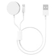 1m Plast Og Silikon Apple Smartwatch Trådløs Ladekabel