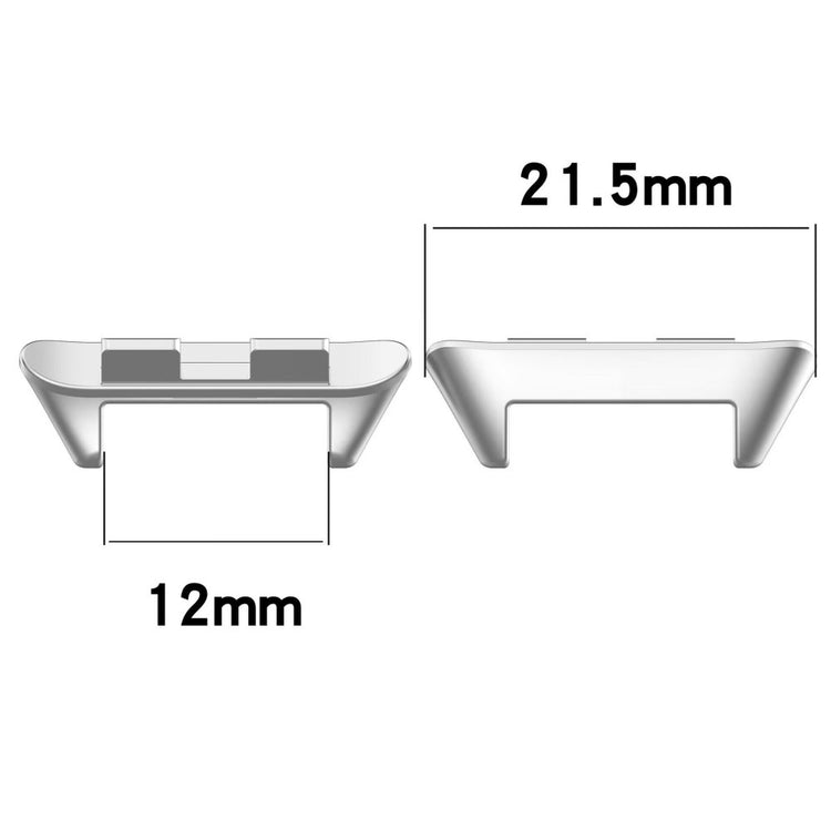 1 Pair Honor Band 9 Wrist Strap Stainless Steel Connector Watch Band Adapter - Silver - Silver#serie_8