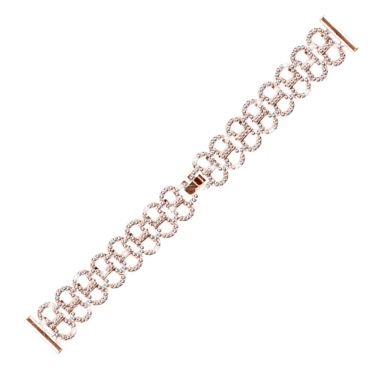 Huami Amazfit Bip 1S Gourd Shape Watch band Rhinestones Decor Alloy Strap - Rose Gold#serie_5