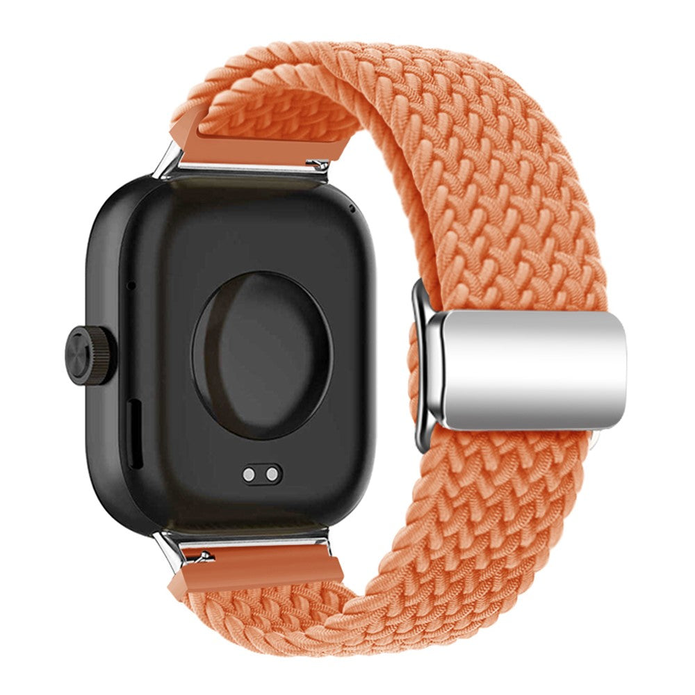 Xiaomi Smart Band 8 Pro / Redmi Watch 4 Loop Strap Magnetic Buckle Woven Watch Band - Orange#serie_26