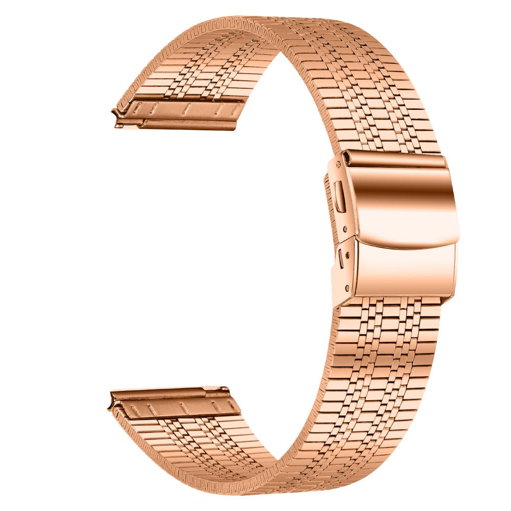 Samsung Galaxy Watch 46mm Stainless Steel Watch Band Stylish 22mm Replacement Wrist Strap - Rose Gold#serie_7