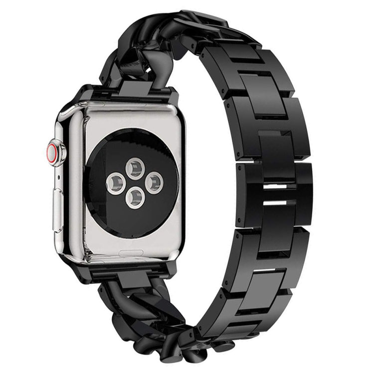 Apple Watch Series 49mm - 45mm - 44mm - 42mm Metal Watch Strap - Black#serie_1