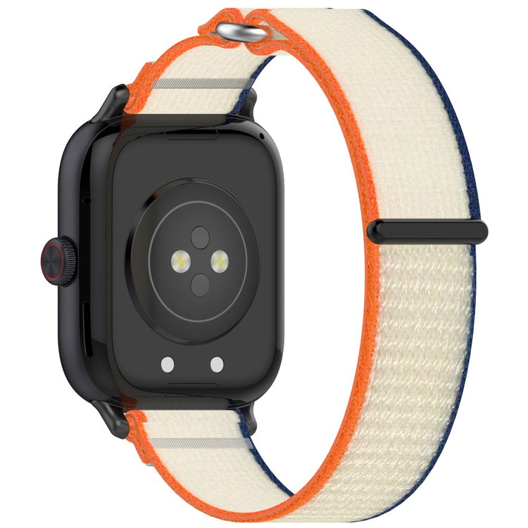 vivo Watch GT Braided Wristband Nylon Sport Loop Watch Band - Orange+Beige#serie_2