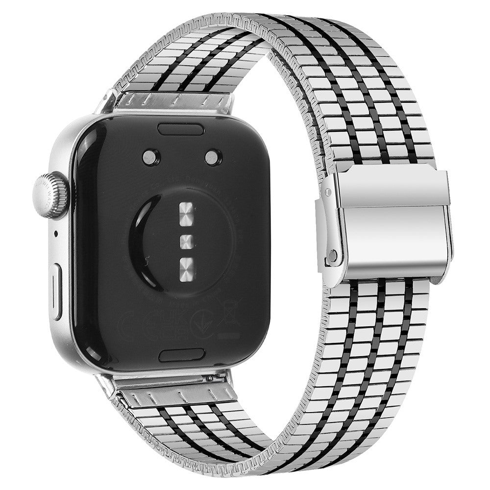 Huawei Watch Fit 3 Band 316L Stainless Steel Replacement Strap - Silver / Black#serie_1