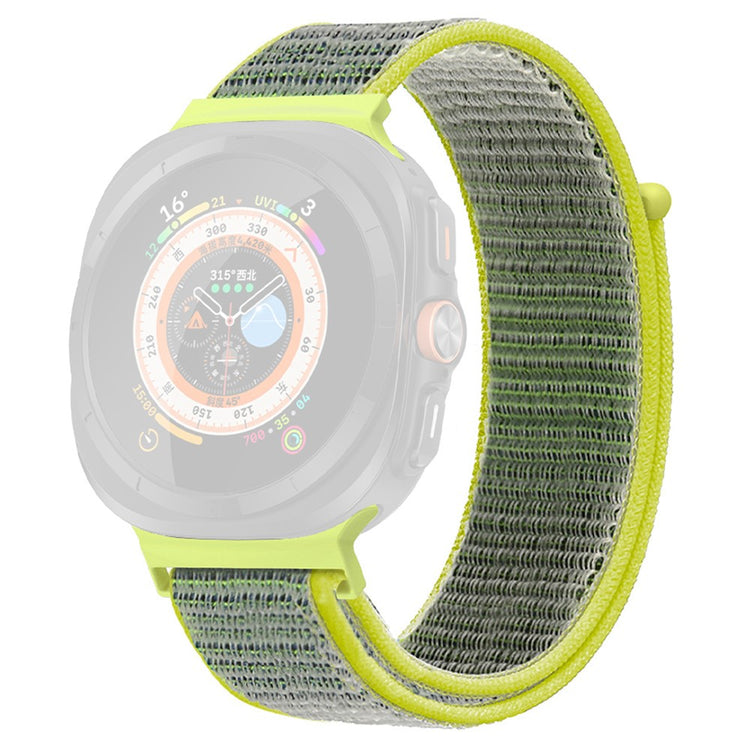 Samsung Galaxy Watch Ultra 47mm Adjustable Braided Nylon Band Replacement Wrist Strap - Yellow#serie_3