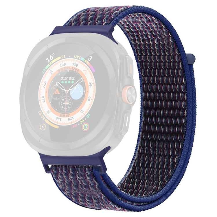 Samsung Galaxy Watch Ultra 47mm Adjustable Braided Nylon Band Replacement Wrist Strap - Blue#serie_7